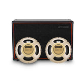 Palmer CAB 212 BX CRM Enceinte guitare Celestion Creamback 2 x 12 dos ouvert