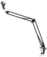 Citronic 180.001 Small Studio Swivel Mic Boom Arm With Desk Clamp Stand
