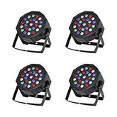 4x Equinox Maxi Batt Rechargeble Slim LED PAR