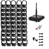 W Audio Silent Disco Kit - 50 Headphones + Transmitter works with any tablet / laptop