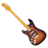 Vintage Left Handed Guitar- Maple Fingerboard - Sunset Sunburst