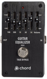 Chord EQ-50 Pédale d'égalisation pour guitare 5 bandes