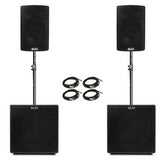 Alto TX410 + TX12S Active PA Speaker Bundle 2600W
