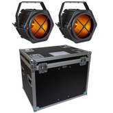 2x Briteq BT-RETRO Projektor Vintage Old Style Light & Case