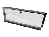 StageCore 19" Security 4U Rack Panel Perspex Cover with Lock Server Flightcase