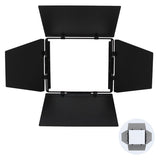 LDR Luci Della Ribalta Rima Porte de grange à 4 vantaux Argenté/noir