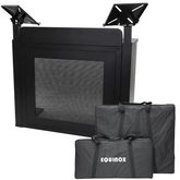 Equinox Event Booth Black inc TV Bracket