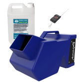 Machine à bulles Audibax Bubble 40 Blue XL avec télécommande sans fil et ensemble de fluides