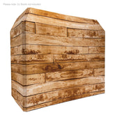 Equinox Holzeffekt-Design-Lycra für DJ-Kabinen