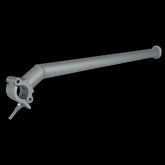 Showgear Angled Boom Arm Coupler MKII 1000mm Brushed Silver 50kg SWL