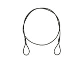 Corde Acier Eurolite (Sc) 900X3Mm Noir Sans Lien Rapide