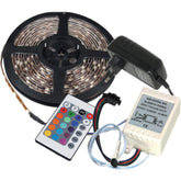 Ibiza Light LLS500RGB-PACK MULTICOLOUR LOW PROFILE LED LIGHT STRIP SET - 5m