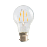 Luceco 4W LED Clear GLS Filament Lamp, B22 2700K
