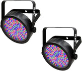 2x Chauvet SlimPAR 56 ILS RGB PAR Can with 108 LEDs DMX DJ Stage Lighting