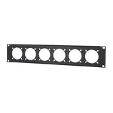 Penn Elcom 2U 19 Punched Rack Panel – 6 x 16A (R1268/2UK-721)