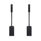 QSC KC12-BK Active 3-Way Column Loudspeaker System – 2-Pack (Black)