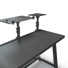 Gravity FDJT 01 DJ Desk Booth Stand Adjustable Loudspeaker + Laptop Trays