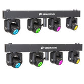 2x JB Systems Quadra Move LED Quad Moving Head System