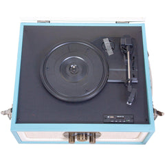 Madison Turntable Record Player Built in Speaker Retro Case on 4 Legs HIFI Sound System