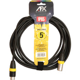 AFX DMX-IP-XLRMF-5 High Quality DMX Lead IP65 - 5m