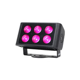 LEDJ Spectra Flood Q6 Luminaire Extérieur IP65 LED Wash Extérieur 6 x 5W RGBW DMX