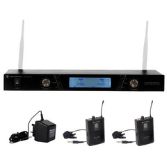Trantec S2.4 Dual Receiver Dual Beltpack System 2.4GHz ISM Band, 16 Preset Channels Trantec S2.4 Dual Receiver Dual Beltpack System 2.4GHz ISM Band, 16 Preset Channels