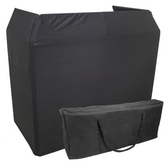Thor Foldable DJ Booth Stand with Black Lycra Scrim Cover *B-STOCK*