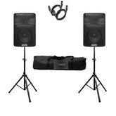 2x Alto TX308 Active Speaker 700W PA Sound System Bundle