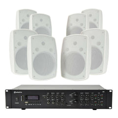 Paket aus Adastra A4-Verstärker und BH8-Lautsprechern Paket aus Adastra A4-Verstärker und BH8-Lautsprechern