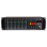 JB Systems LIVERACK-10 Rack PA Mixer 19” 10 Inputs / 7 Channels