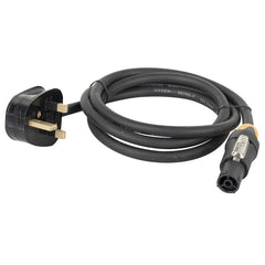 DAP Power Cable TRUE1 to UK 13A Plug IP65 True 1 Lead