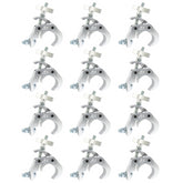 12x AFX LH-4E Starke Aluminium-Schnellklemme 30 - 58mm 200KG