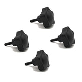 4x Lighting Stand screw dial knob replacement M6 25mm