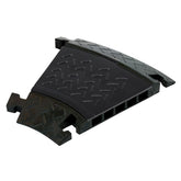 eLumen8 CP 535CB 5-Kanal-Kabelrampe, 30-Grad-Ecke (schwarzer Deckel)