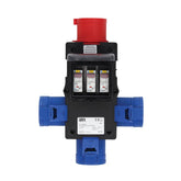 PCE ST ANTON Distribution Box 32A 415V In, 3 x 32A 240V Out Power Distro Marquee Events