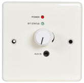 AV:Link Bluetooth Receiver Wallplate and Backbox Adjustable Volume