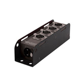 LEDJ EtherCON zu DMX Multicore-Adapter 3-polige XLR-Buchsen