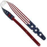 Perri 7529 2.5" Leather Strap Usa Flag