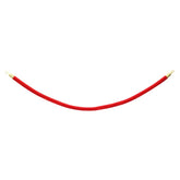 Corde de barrière dorée eLumen8, velours rouge