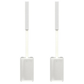 2x RCF Evox J11W Active Column Speaker White