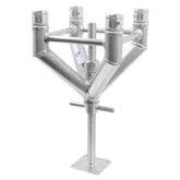 Global Truss F34 Standard-Spindelfuß (4 in 1 + Spindelhubgetriebe)