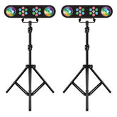 2x Thor LED Derby FX Lite Partybar DJ LED-Beleuchtungssystem inkl. Ständer und Fernbedienung