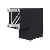 LEDJ Schwarze 2-Wege-90-Grad-Eck-Quad-Truss-Hülse/Socke