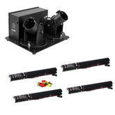 EUROLITE Confetti Double Shot DMX bundle including 4 x electric cannon