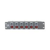 Showgear DJSwitch 6-Wege-Switchpanel-Ausgang 6xSchucko