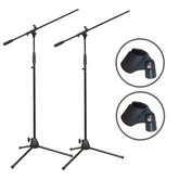 2x Thor MS003 Tripod Microphone Stand Black