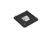 Alutruss Decolock Dq4-Wpm Wall Mounting Plate Male Bk