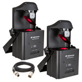 2x JB Systems Vector Scan 100W LED Scanner