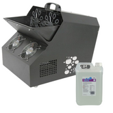 QTX Large High Output Bubble Machine & 5L Bubble Fluid