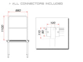 Guil Tmq-01/440 Stage Rail 88Cm (Aluminium Version)